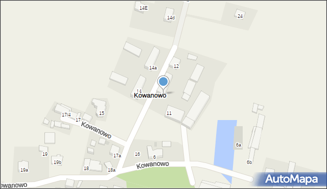Kowanowo, Kowanowo, 13, mapa Kowanowo