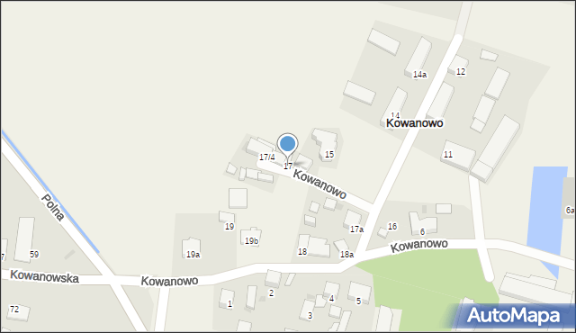 Kowanowo, Kowanowo, 17, mapa Kowanowo