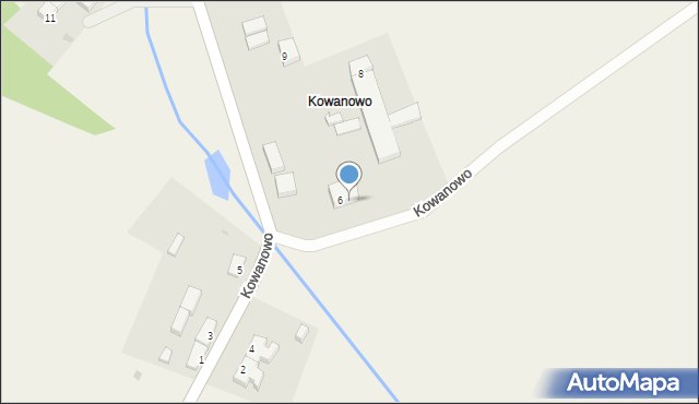 Kowanowo, Kowanowo, 7, mapa Kowanowo