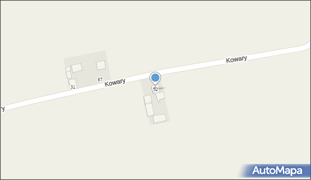 Kowary, Kowary, 52, mapa Kowary