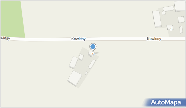 Kowiesy, Kowiesy, 23, mapa Kowiesy