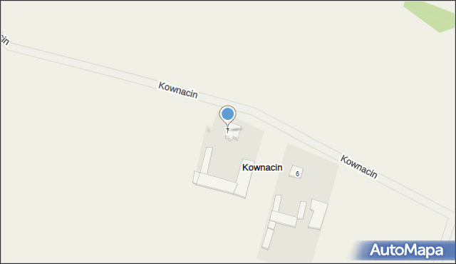 Kownacin, Kownacin, 7, mapa Kownacin