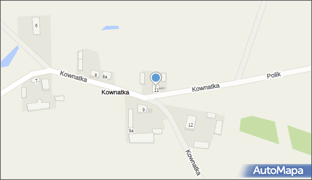 Kownatka, Kownatka, 11, mapa Kownatka