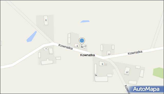 Kownatka, Kownatka, 8a, mapa Kownatka