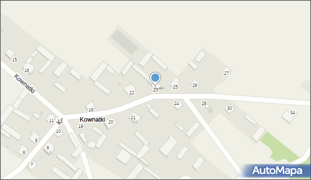 Kownatki, Kownatki, 23, mapa Kownatki