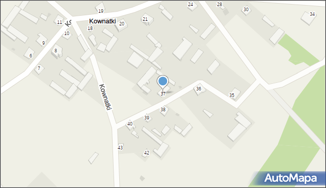 Kownatki, Kownatki, 37, mapa Kownatki