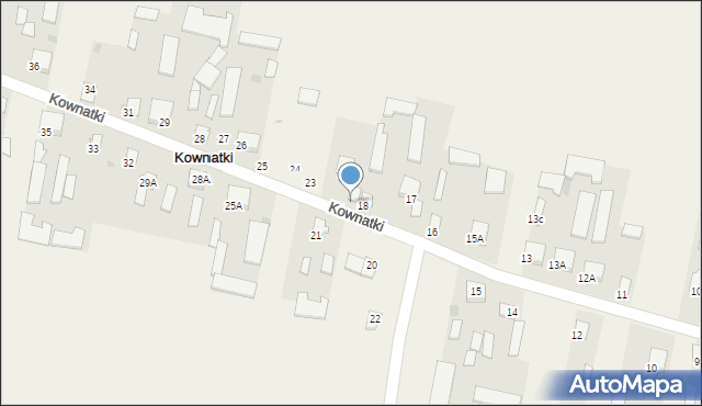 Kownatki, Kownatki, 19, mapa Kownatki