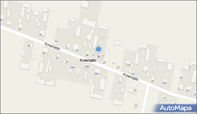 Kownatki, Kownatki, 26, mapa Kownatki