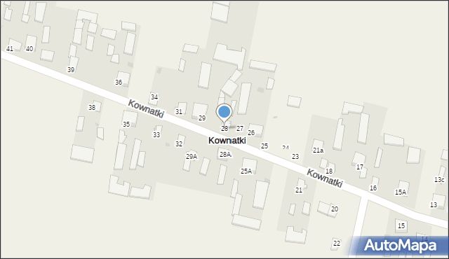 Kownatki, Kownatki, 28, mapa Kownatki