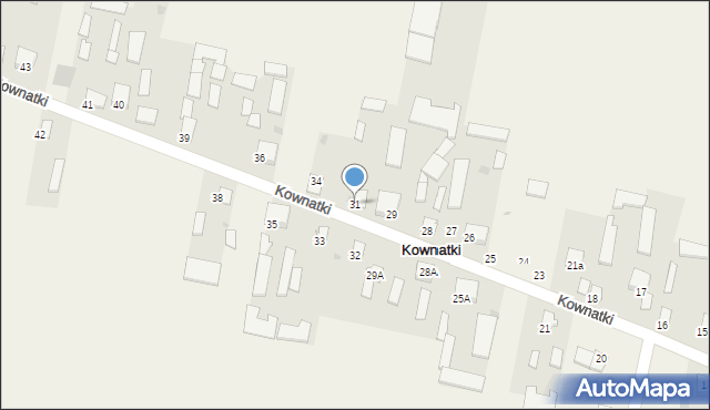 Kownatki, Kownatki, 31, mapa Kownatki