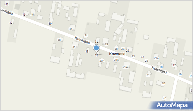 Kownatki, Kownatki, 32, mapa Kownatki