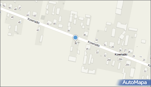 Kownatki, Kownatki, 38, mapa Kownatki