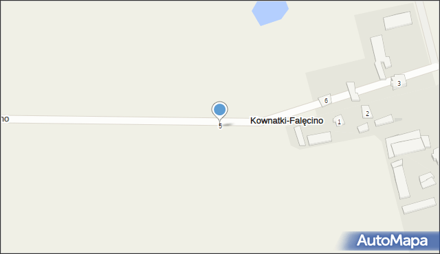 Kownatki-Falęcino, Kownatki-Falęcino, 5, mapa Kownatki-Falęcino