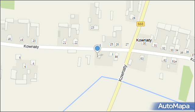 Kownaty, Kownaty, 2, mapa Kownaty