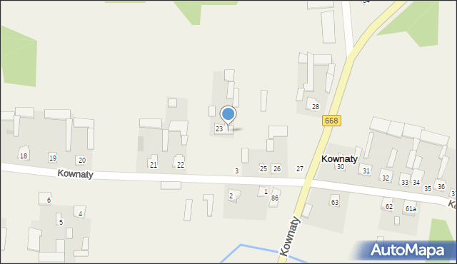 Kownaty, Kownaty, 24, mapa Kownaty