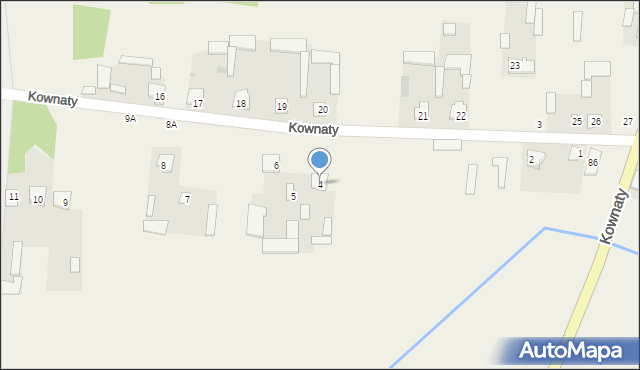 Kownaty, Kownaty, 4, mapa Kownaty