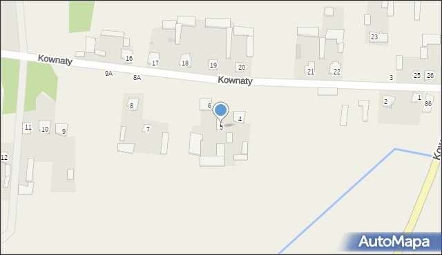 Kownaty, Kownaty, 5, mapa Kownaty