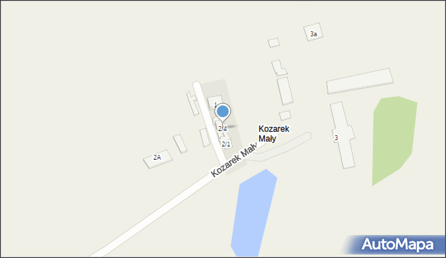 Kozarek Mały, Kozarek Mały, 2/4, mapa Kozarek Mały