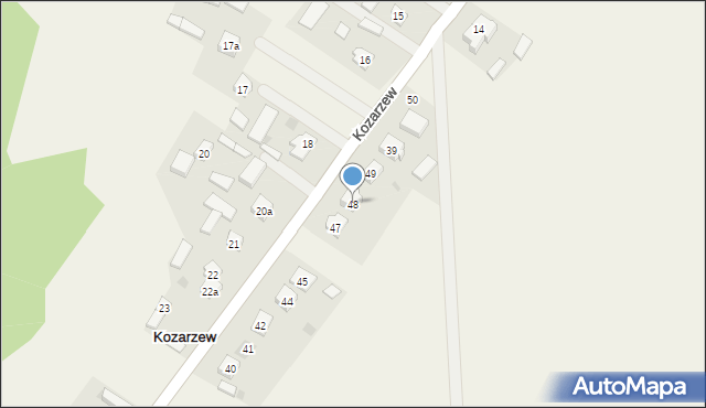 Kozarzew, Kozarzew, 48, mapa Kozarzew