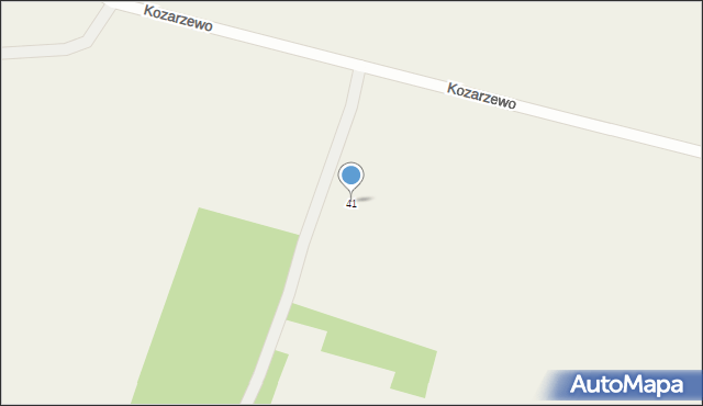 Kozarzewo, Kozarzewo, 41, mapa Kozarzewo