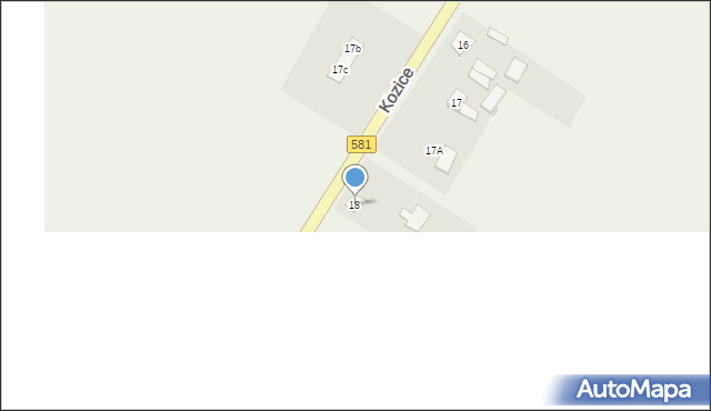 Kozice, Kozice, 18, mapa Kozice