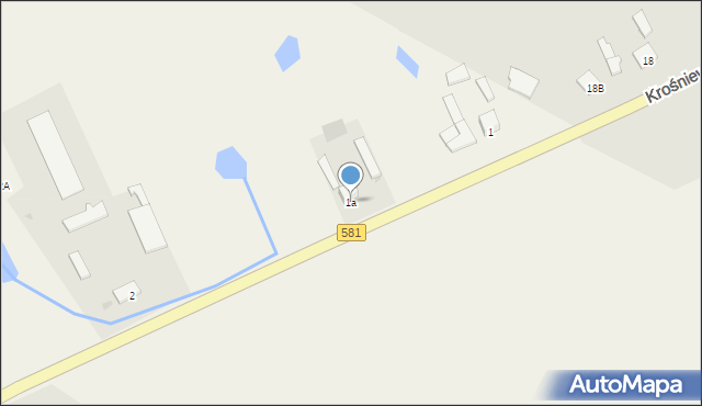 Kozice, Kozice, 1a, mapa Kozice