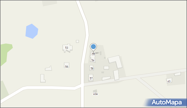 Koziczyn, Koziczyn, 55, mapa Koziczyn