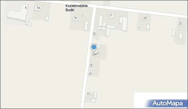 Koziebrody, Koziebrody, 16b, mapa Koziebrody