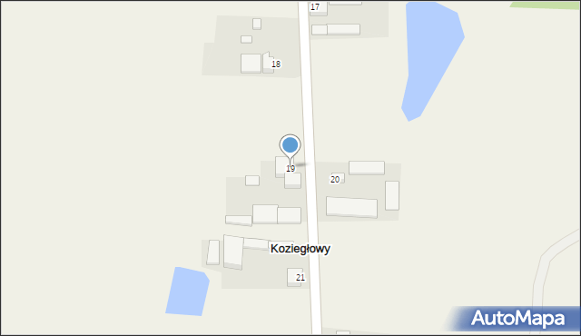 Koziegłowy, Koziegłowy, 19, mapa Koziegłowy