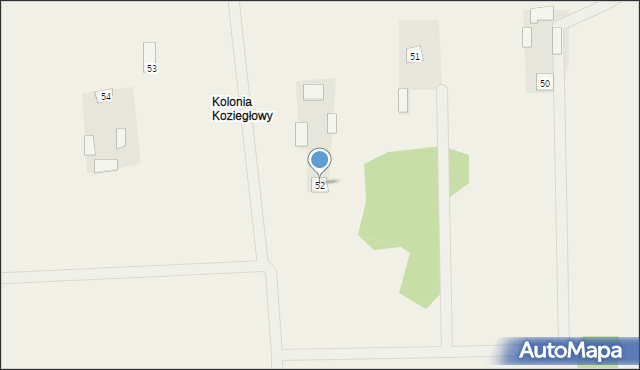 Koziegłowy, Koziegłowy, 52, mapa Koziegłowy