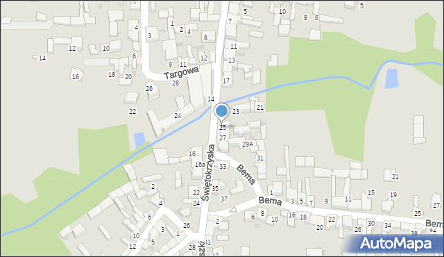 Koziegłowy, Kościuszki Tadeusza, gen., 25, mapa Koziegłowy