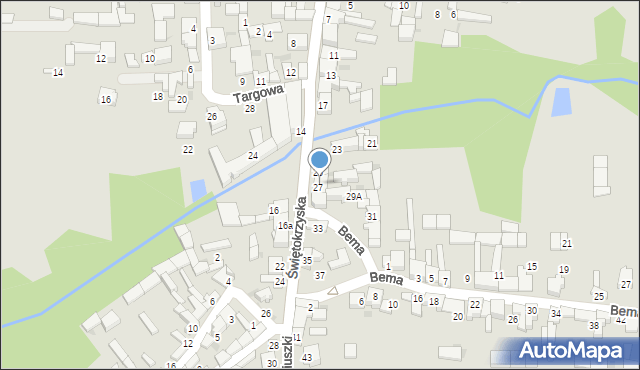 Koziegłowy, Kościuszki Tadeusza, gen., 29, mapa Koziegłowy