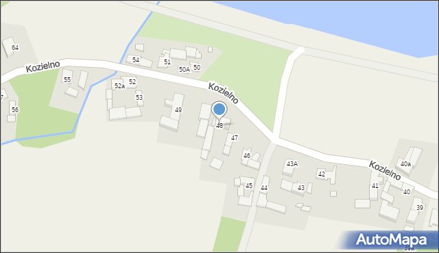 Kozielno, Kozielno, 48, mapa Kozielno