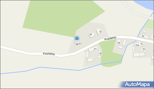 Kozielno, Kozielno, 66, mapa Kozielno