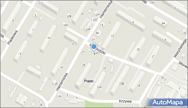Kozienice, Kościuszki Tadeusza, gen., 8, mapa Kozienice