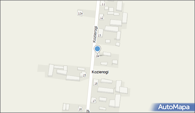 Kozierogi, Kozierogi, 14, mapa Kozierogi
