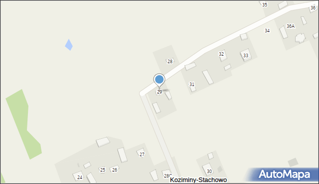 Koziminy-Stachowo, Koziminy-Stachowo, 29, mapa Koziminy-Stachowo