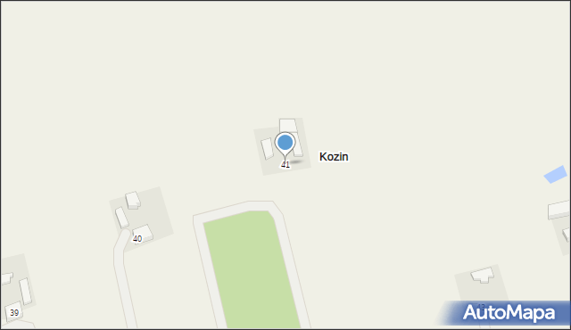 Kozin, Kozin, 41, mapa Kozin