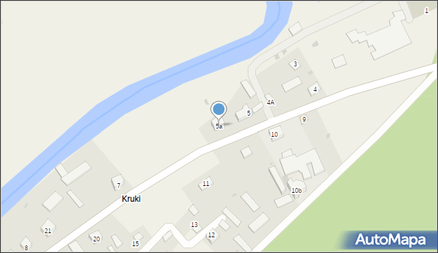 Kozioł, Kozioł, 5a, mapa Kozioł