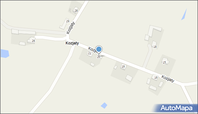 Kozjaty, Kozjaty, 20, mapa Kozjaty