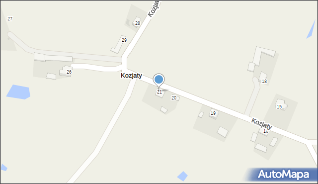 Kozjaty, Kozjaty, 21, mapa Kozjaty