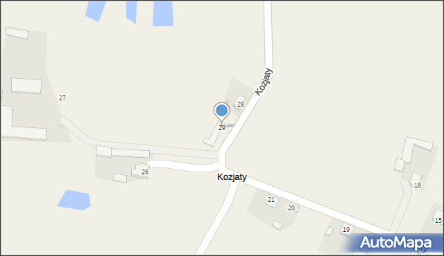 Kozjaty, Kozjaty, 29, mapa Kozjaty