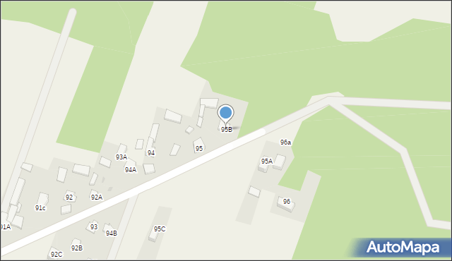Kozłów, Kozłów, 95B, mapa Kozłów