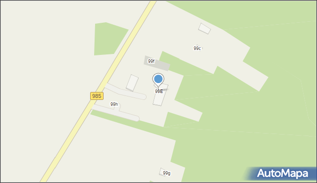 Kozłów, Kozłów, 99E, mapa Kozłów