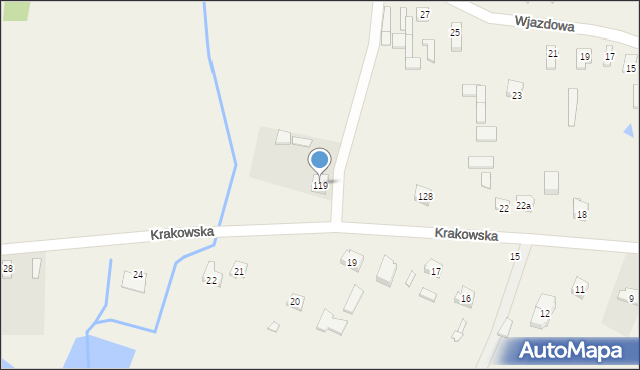 Kozłowiec, Kozłowiec, 119, mapa Kozłowiec