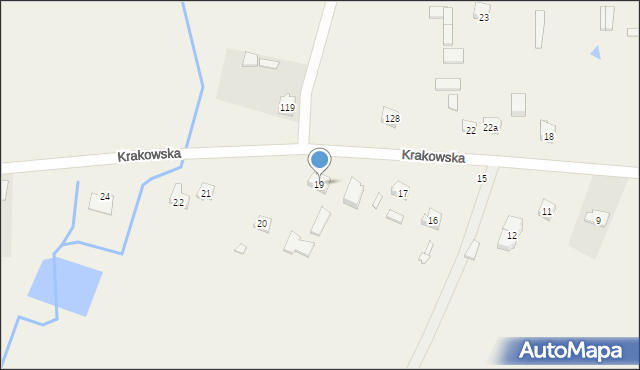 Kozłowiec, Kozłowiec, 19, mapa Kozłowiec