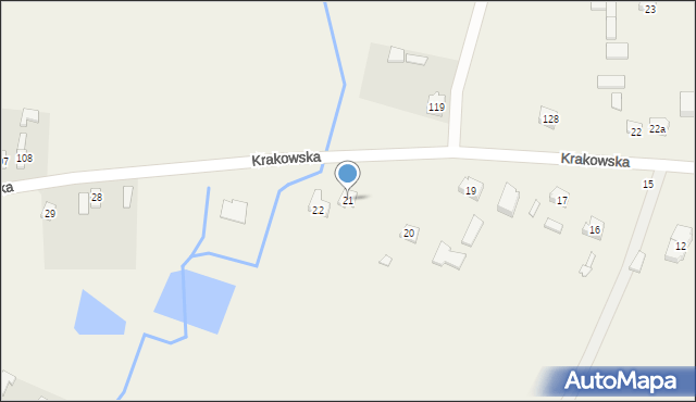 Kozłowiec, Kozłowiec, 21, mapa Kozłowiec