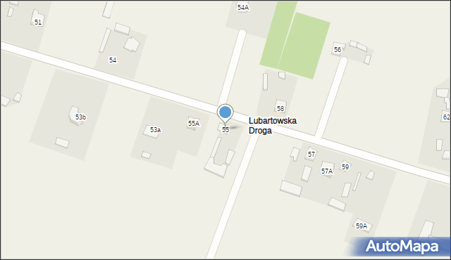 Kozłówka, Kozłówka, 55, mapa Kozłówka