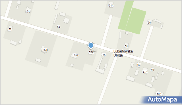 Kozłówka, Kozłówka, 55A, mapa Kozłówka