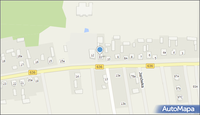 Kozły, Kozły, 11, mapa Kozły